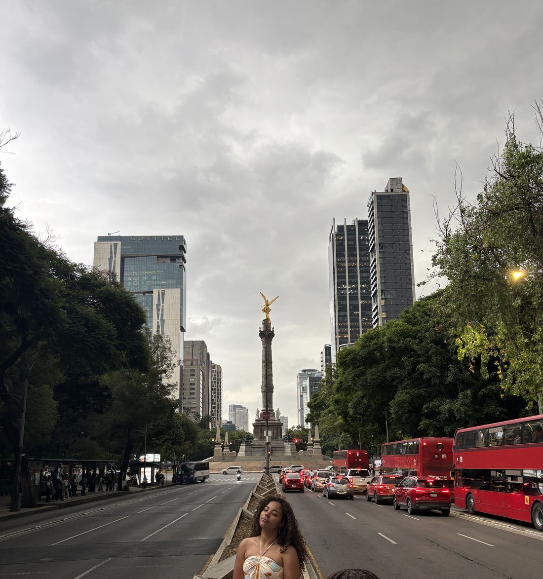 The Angel of Independence on Paseo de la Reforma in Mexico City