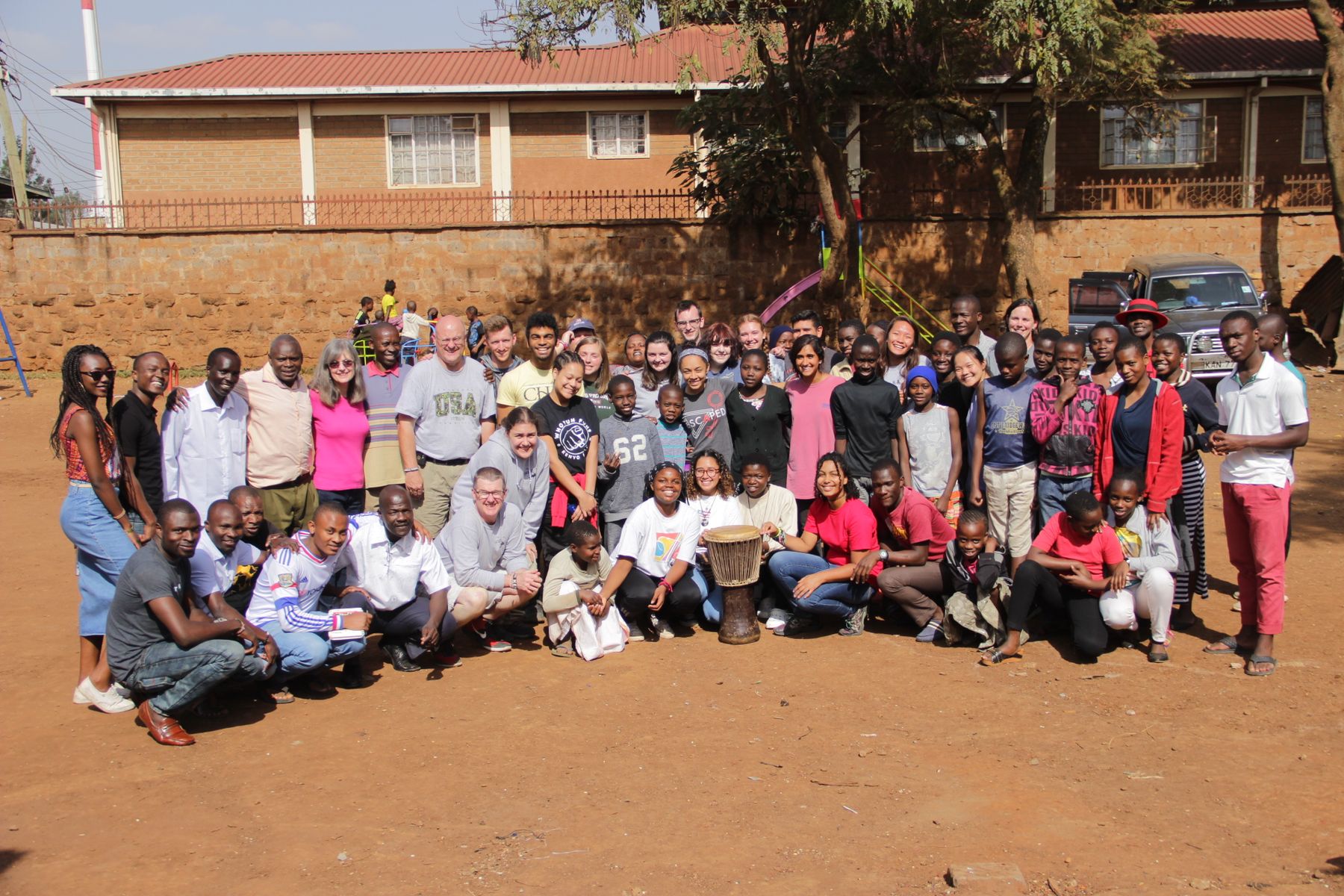 The first Kenya camp gathered on red earth
